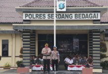 Polres Sergai Gelar Apel Kesiapsiagaan Bencana, Perkuat Sinergi dalam Penanggulangan Hidrometeorologi