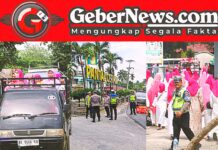 Sat Lantas Polres Sergai Amankan Arus Lalu Lintas pada Tabligh Akbar Muslimah Dambaan 2025