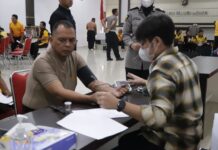 Personel Polres Sergai Jalani Rikkes Berkala 2026, Pastikan Kesehatan Prima