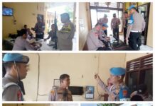Propam Polda Sumut Periksa Senpi di Polres Sergai, Pengamanan dan Administrasi Jadi Sorotan