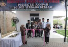 Resmi! Polsek Firdaus Berganti Jadi Polsek Sei Rampah, Mushola Al Jabbar Sekaligus Diresmikan