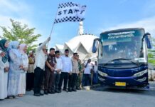 Polres Sergai Kawal Ketat Pelepasan 190 Jamaah Haji Kloter 8, PastikaKondusif dan Penuh Doa