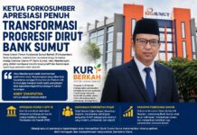 Ketua Forkosumber Apresiasi Penuh Transformasi Progresif Dirut Bank Sumut