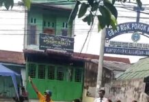 Jemaat GBKP Pokok Mangga Apresiasi Program. Eko Afrianta Sitepu Membantu Penyeberangan Jemaat GBKP Pokok Mangga