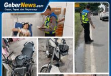 Bergelimpangan di Aspal! Dua Sepeda Motor Adu Banteng di Jalinsum Perbaungan, Tiga Korban Dilarikan ke Rumah SakitKecelakaan maut nyaris terjadi di KM 38 Jalinsum
