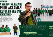 Indra Syahputra Padang Terpilih Aklamasi Jadi Ketua PD GPA Dairi Periode 2026–2029