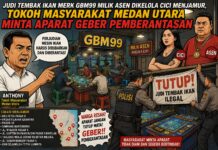 Judi Tembak Ikan Merk GBM99 Milik Asen Dikelola Cici Menjamur, Tokoh Masyarakat Medan Utara Minta Aparat Geber Pemberantasan