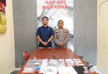 Doorstop Kasat Res Narkoba, Ungkap Giat GSN Dalam Dua Pekan Berhasil Ringkus 23 Tersangka dan Sita 36,21 Gram Sabu