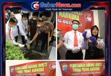 Polres Sergai Gempur Peredaran Narkoba, Sabu 100 Gram dan Ekstasi Dimusnahkan
