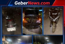 Kecelakaan di Depan Tol Teluk Mengkudu, Dua Remaja Pengendara Motor Luka-Luka