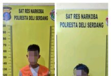 Sarang Sabu Pantai Labu Digerebek: Satres Narkoba Polresta Deli Serdang Bekuk Dua Terduga Pengedar