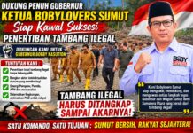 Dukung Penuh Gubernur, Ketua Bobylovers Sumut Siap Kawal Suksesi Penertiban Tambang Ilegal