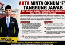 AKTA Ultimatum Oknum ‘F’ Buka Suara! Jangan Tumbalkan Wali Kota Medan dalam Skandal Stadion Teladan
