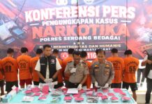 38 Kasus Narkoba Dibongkar dalam Ops Antik Toba 2026, Polres Sergai Ringkus 58 Tersangka