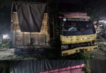 Laka Lantas “Laga Kambing” di Jalinsum Sei Bamban, Pengendara Motor Alami Patah Tulang