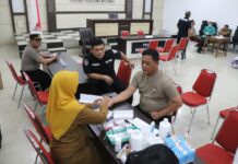 Polres Serdang Bedagai Gelar Bakti Kesehatan, Ratusan Warga dan Personel Ikuti Pemeriksaan serta Donor Darah Gratis
