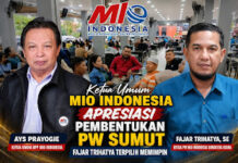 Fajar Trihatya Terpilih Pimpin PW MIO Indonesia Sumatera Utara, Dapat Apresiasi dari Ketua Umum MIO Pusat