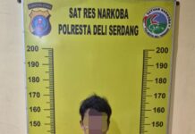 Sat Narkoba Polresta Deli Serdang Amankan Pria yang Diduga Simpan Sabu di Pantai Labu
