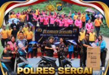 Jelang HUT Bhayangkara ke-80, Polres Sergai Satukan Ribuan Warga dalam Olahraga Bersama