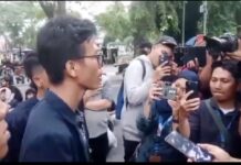 Mahasiswa Nomensen Geruduk DPR, Tagih Sikap atas Sejumlah Tuntutan