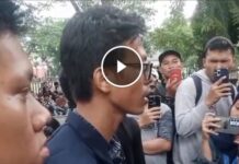 Mahasiswa Nomensen Geruduk DPR, Tagih Sikap atas Sejumlah Tuntutan