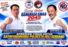 LPA Apresiasi Satresnarkoba Polresta Deli Serdang Ungkap Kasus Narkoba Besar, Selamatkan Sekitar 250 Ribu Jiwa