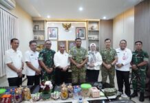 Silaturahmi Danrem 031/Wira Bima ke Kakanwil BPN Riau, Perkuat Sinergi Antarinstansi