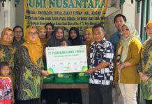 Pegadaian Salurkan 800 Paket Sembako, Warga Sidodadi Ramunia Terima 125 Paket Bantuan