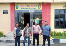 TIM INVESTIGASI P2BMI BERSAMA LSM GRPK KUNJUNGI POLRESTA DELI SERDANG, SOROT KASUS DUGAAN KORUPSI DANA DESA