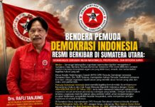 Bendera Pemuda Demokrasi Indonesia Resmi Berkibar di Sumatera Utara, Konsolidasi Delapan Provinsi Dimulai