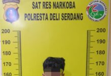 Polresta Deli Serdang Bekuk Dua orang Pengedar Narkoba di Pagar Merbau