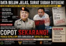 Kepala BPN Kota Subulussalam Diminta Berikan Penjelasan Transparan, 10 Bidang Tanah Jangan Digantung Tanpa Kepastian