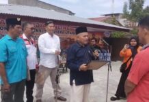Mantan Deputi Kemenpora Sakhyan Asmara Pimpin Upacara HUT ke-81 RI di DPW IMO Indonesia Sumut