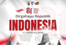 Dirlantas Polda Sumbar Bersama Wadirlantas Ucapkan Dirgahayu Republik Indonesia ke 81