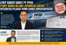 LPKP Soroti Dirut PT PPSU Ferry Indra Belum Laporkan LHKPN, Integritas Pejabat BUMD Sumut Dipertanyakan