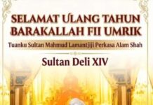 HUT ke-28 Sultan Deli XIV, Adi Warman Lubis: Marwah Deli Tak Boleh Hilang Ditelan Zaman