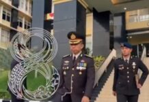 Dirlantas Polda Sumbar Bersama Wadirlantas Ucapkan Dirgahayu Republik Indonesia ke-81