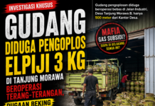 Gudang Diduga Pengoplos Elpiji 3 Kg di Tanjung Morawa Beroperasi Terang-terangan, Dugaan Beking Oknum TNI Disorot