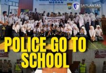 Lewat Police Go To School, Satlantas Polrestabes Medan Edukasi Siswa SMA tentang Keselamatan Berkendara