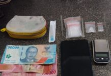 Polisi Gerebek Rumah Kosong di Sei Sijenggi, Sabu Ditemukan Terselip di Daun Pintu