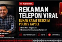 Hima KRS Tegaskan Rekaman Telepon Viral Bukan Kasat Reskrim Polres Tapsel: Hentikan Pembunuhan Karakter!