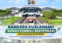 “Kapolresta Deli Serdang terus pantau situasi Bandara Kualanamu Pasca Pembatalan Penerbangan, Situasi Tetap Aman Dan Kondusi