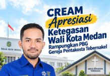 CREAM Apresiasi Ketegasan Wali Kota Medan Rampungkan PBG Gereja Pentakosta Tebernakel