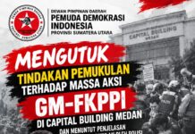 DPD Pemuda Demokrasi Indonesia Sumut Kecam Tindakan Kekerasan Terhadap Massa Aksi GM-FKPPI di Capital Building Medan