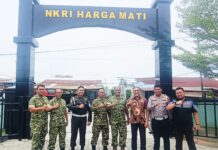 Dalam Rangka Menciptakan Kamseltibcarlantas, Subdenpom I/5-1 Belawan Menggelar Kegiatan Sosialisasi Safety Riding Dan Safety Driving