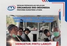 DPW IMO Indonesia Sumut Gelar Doa Bersama untuk Lima Jurnalis yang Hilang Meliput Erupsi Anak Gunung Krakatau