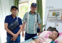 Pengurus MIO Sumut dan MIO Karo Beri Dukungan Moral kepada Joe Sidjabat Saat Perawatan di RS Advent Medan
