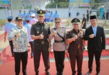 Wujud Sinergitas TNI-Polri, Kapolres Sergai Hadiri Upacara Peringatan Palagan Utama Medan Area HUT TNI ke-81