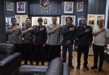 Kapolres Binjai Perkuat Sinergi dengan Bawaslu Kabupaten Langkat