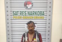 Undercover Buy, Satres Narkoba Polres Sergai Tangkap Terduga Pengedar Sabu di Pantai Cermin